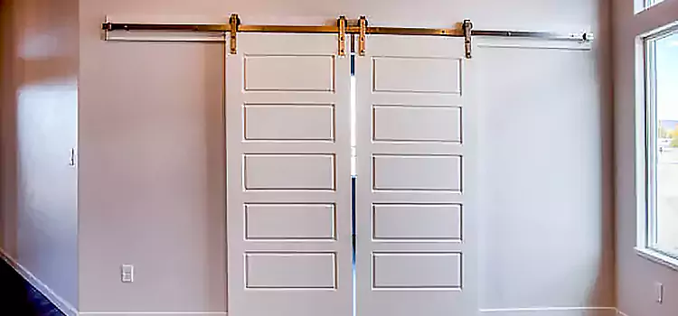 Glass Barn Door with Installation Hardware Kit Rancho Palos Verdes