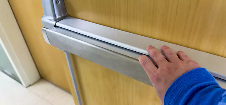 Installing a Push Bar on a Door Rancho Palos Verdes